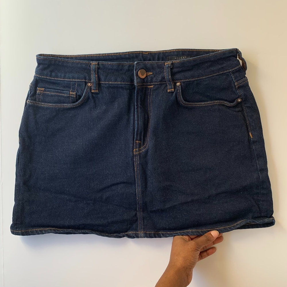 All Saints | Denim Skirt | Size 8